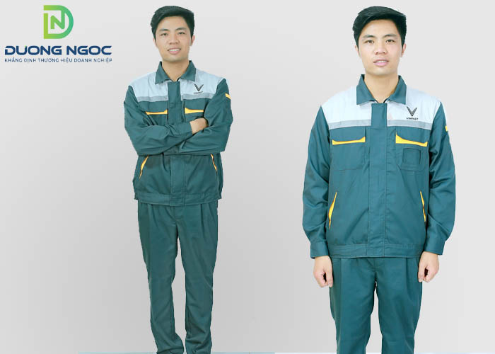 Đồng phục bảo hộ lao động kỹ thuật có phối tay dài