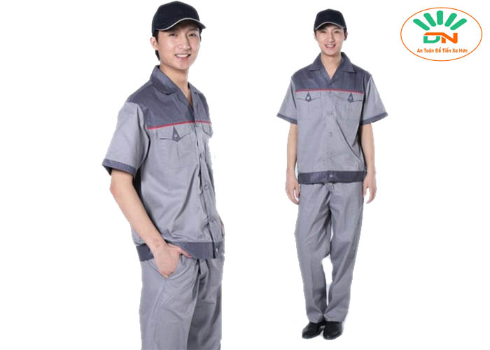 Mẫu quần áo bảo hộ công nhân vải kaki