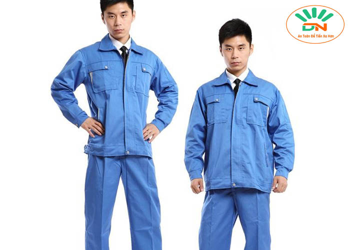 Quần áo lao động vải kaki liên doanh