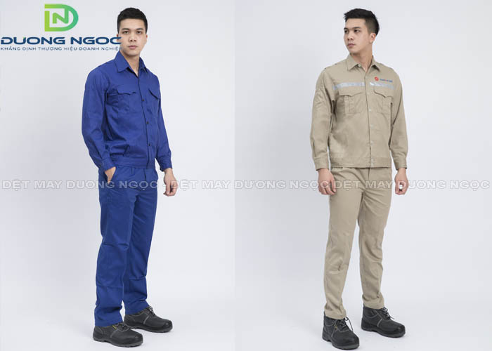 Chọn quần áo bảo hộ công nhận vệ sinh may bằng vải Kaki
